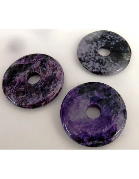 PI chinois - donuts Charoïte pendentif