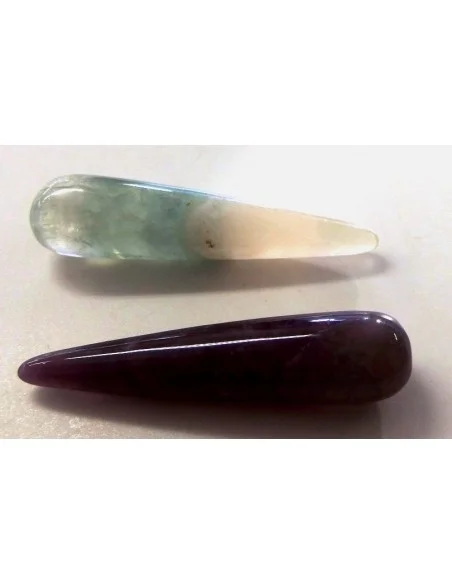 Fluorite pointe massage