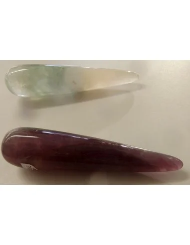 Fluorite pointe massage