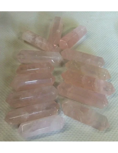 Quartz rose bipoint