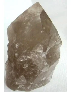 Pointe quartz fumé bougie