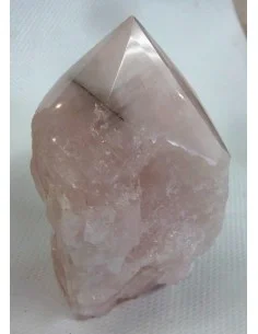 Pointe Quartz rose bougie 2