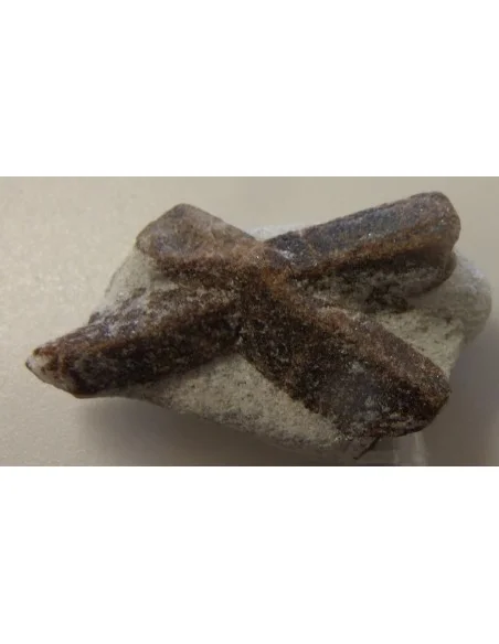 Staurotite, staurotide pierre croix, croix des fées grand pedentif Staurotite, staurotide pierre croix, croix des fées grand pedentif