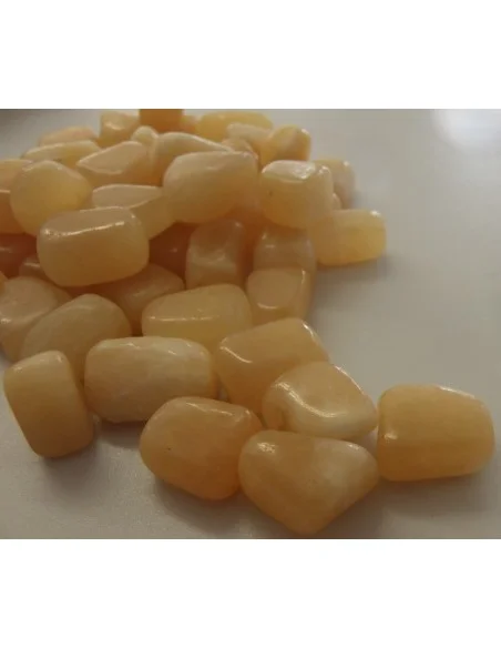 Calcite jaune polis 3 a 5g