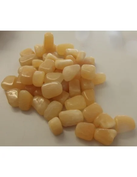 Calcite jaune polis 3 a 5g