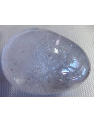 Oeuf en quartz, cristal de roche