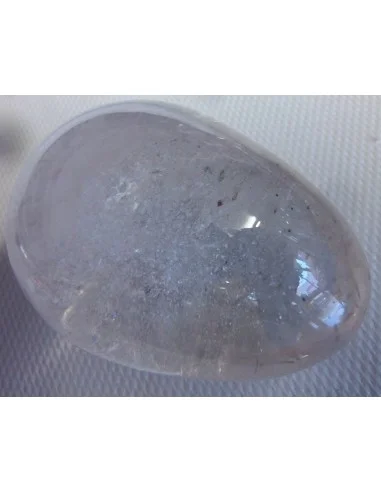 Oeuf en quartz, cristal de roche