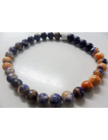 Hakmanite, sodalite bracelet