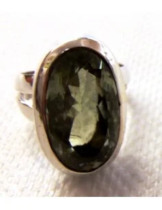 Praziolite gemme bague argent 2