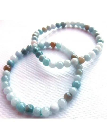 Jade bleu bracelet 6mm Jade bleu bracelet 6mm