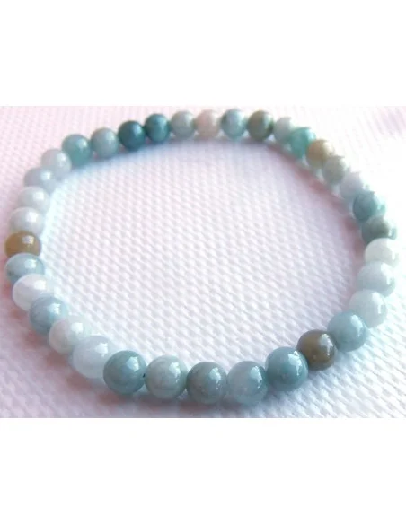 Jade bleu bracelet 6mm Jade bleu bracelet 6mm