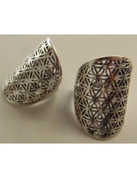 Fleur de vie bague argent