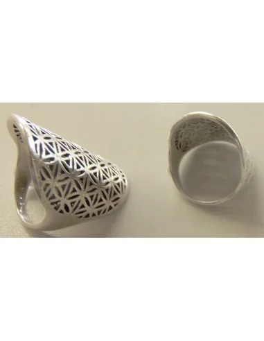 Fleur de vie bague argent
