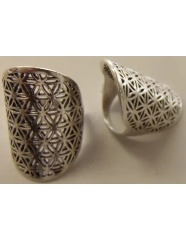 Fleur de vie bague argent