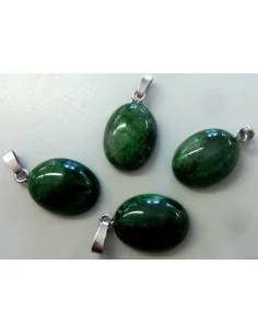 Chromo Diopsite pendentif argent