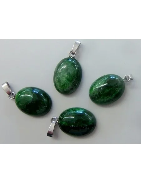 Chromo Diopsite pendentif argent Chromo Diopsite pendentif argent