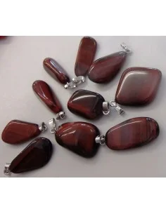 Oeil de taureau pendentif argent 2