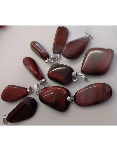 Oeil de taureau pendentif argent