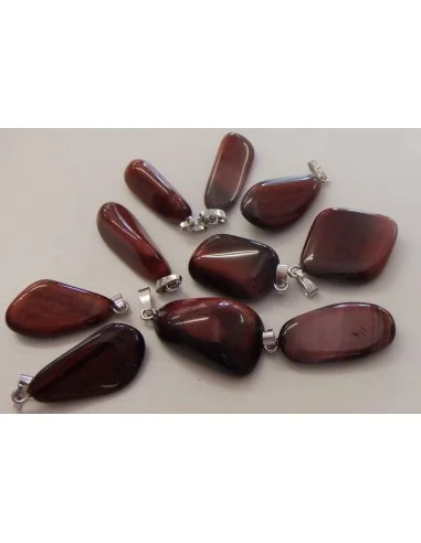 Oeil de taureau pendentif argent