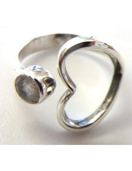 Bague pierre lune argent 