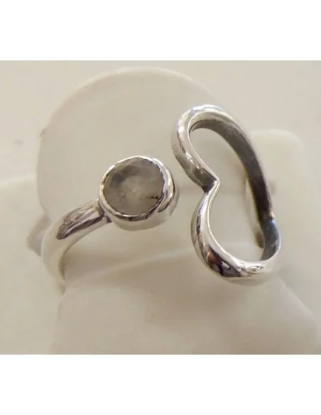 Bague pierre lune argent 