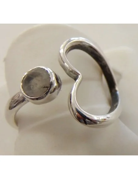 Bague pierre lune argent 