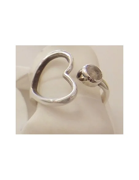 Bague pierre lune argent 