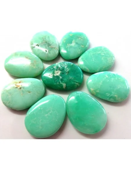Chrysoprase galet Chrysoprase galet