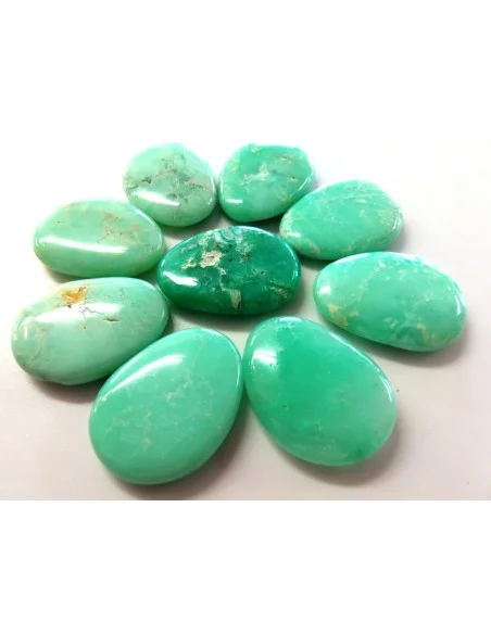 Chrysoprase galet Chrysoprase galet