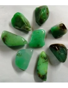 Chrysoprase percé pendentif