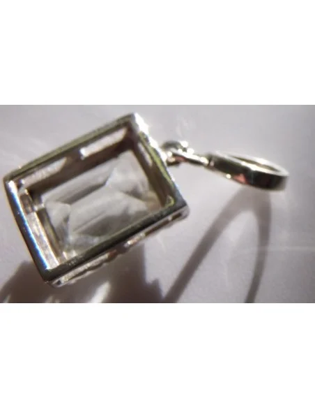 Brazilianite Béryl pendentif argent