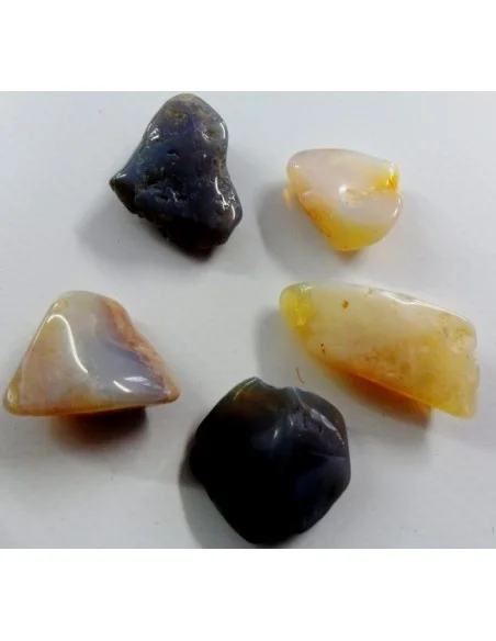 Opale bleu et blanc brut