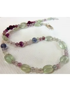 Colier Fluorite ovale, boule 2