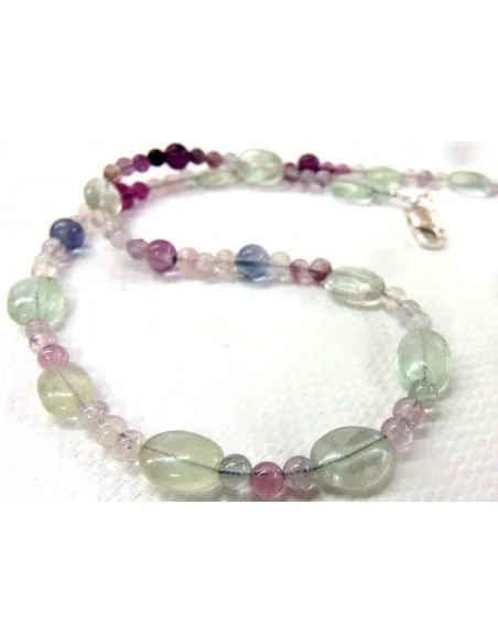 Colier Fluorite ovale, boule Colier Fluorite ovale, boule