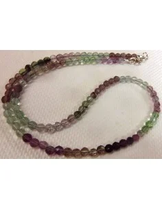 Fluorite collier boule 4mm 2