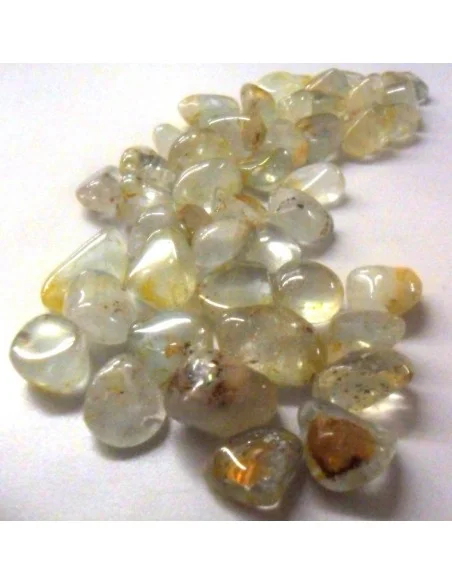 Topaze bicouleur  polis