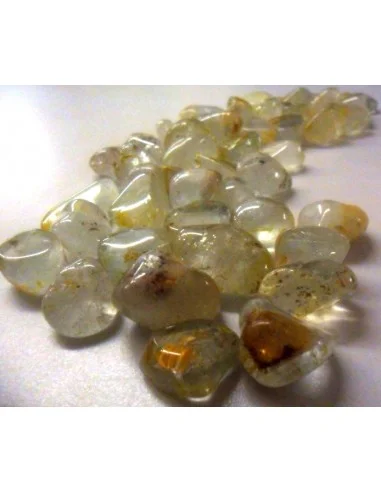 Topaze bicouleur  polis