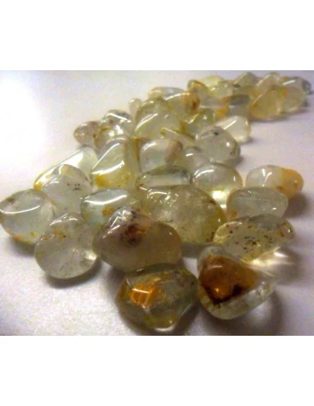 Topaze bicouleur  polis