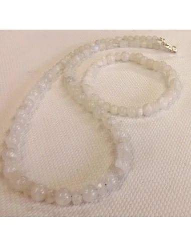 Collier Pierre de Lune facettée 6mm