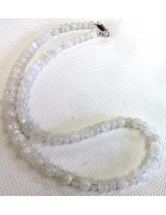 Collier Pierre de Lune facettée 6mm