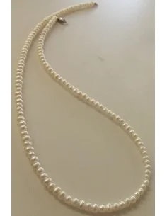 Perles blanches collier 2