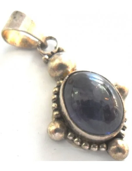 Tanzanite pendentif argent