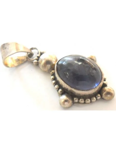 Tanzanite pendentif argent