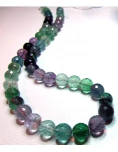 Magnifique collier en fluorine 10mm 2