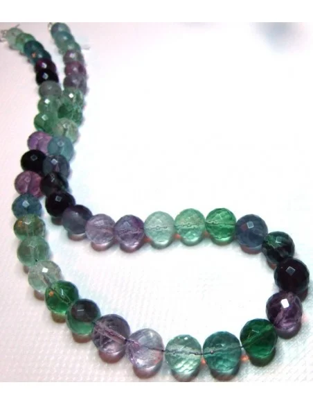 Magnifique collier en fluorine 10mm