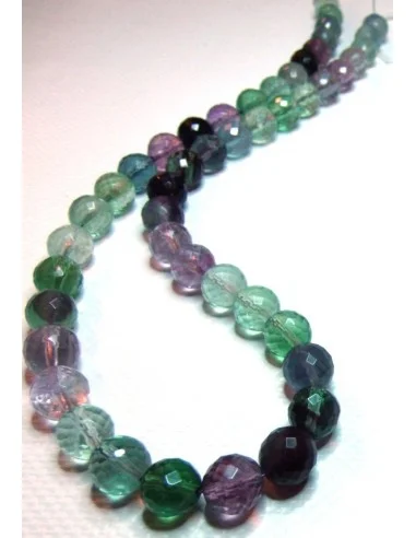 Magnifique collier en fluorine 10mm