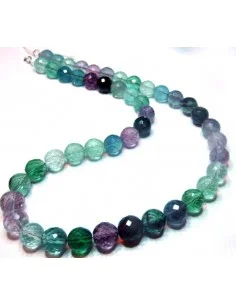 Magnifique collier en fluorine 10mm