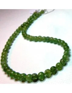 Péridot collier 6mm 2