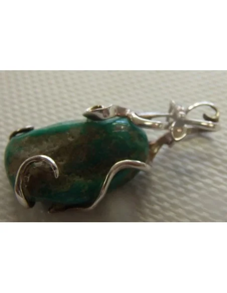 Turquoise pendentif argent