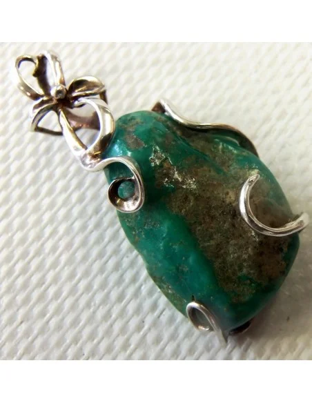 Turquoise pendentif argent